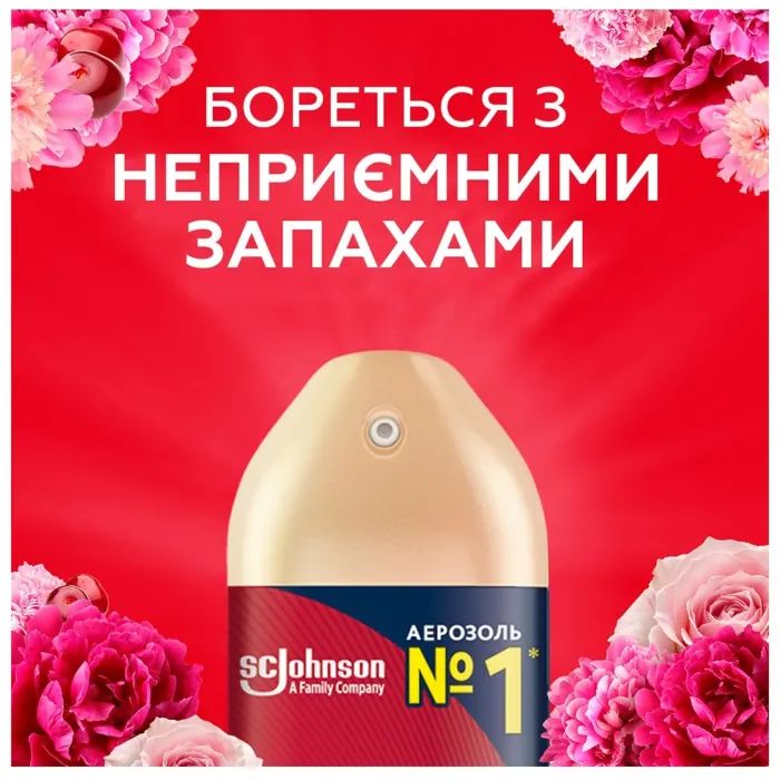 Освежитель воздуха Glade Пион и сочные ягоды 300 мл (5000204954876/5000204341171) изображение 2