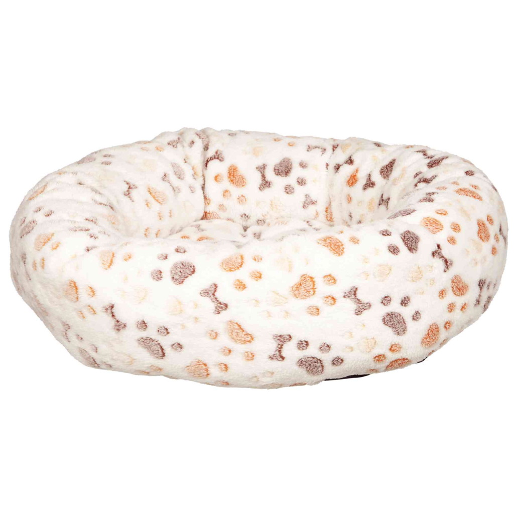 Лежак для животных Trixie "Lingo" (60х55 см) Белый/Бежевый лапка (4011905376868)