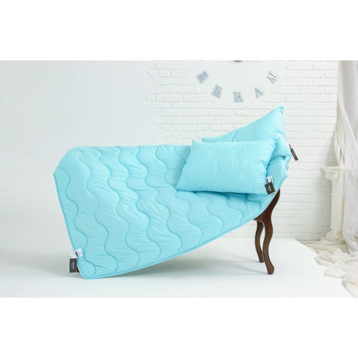 Ковдра MirSon антиалергійна 3M Thinsulate №1634 Eco Light Blue 200х220 (2200002647779) зображення 3