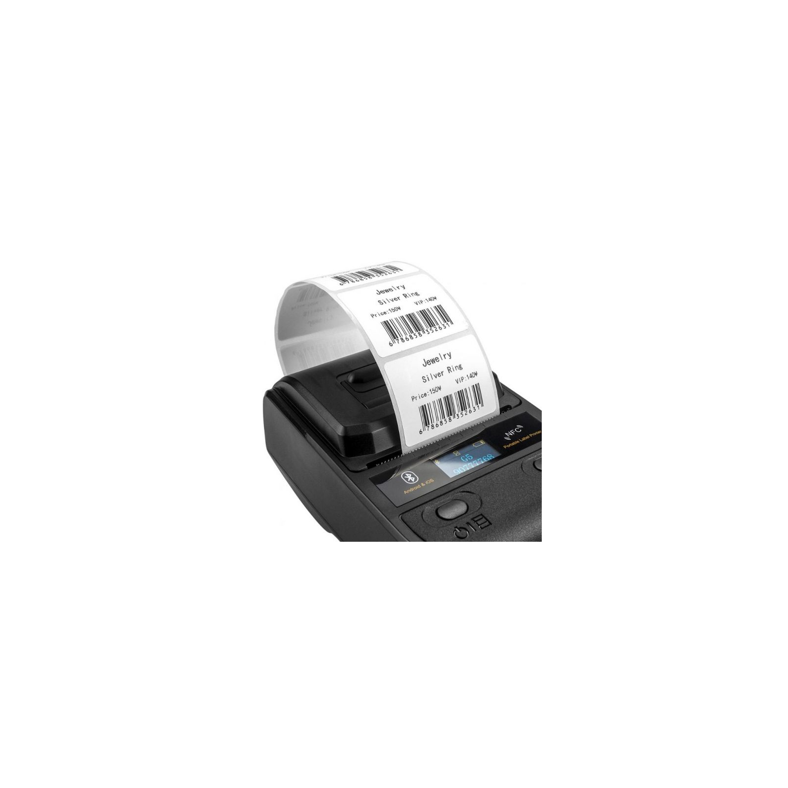 Принтер етикеток UKRMARK AT 10EW USB, Bluetooth, NFC, black (UMAT10EW) зображення 2