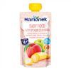 Детское пюре Hamanek Яблоко Персик Банан, 120 г (8595139783945)