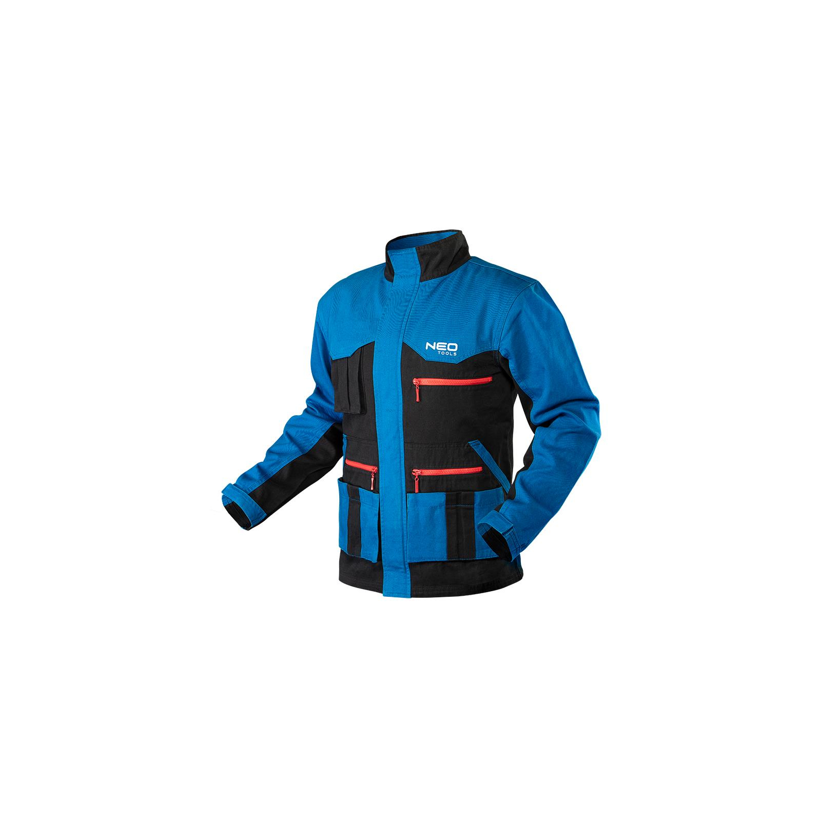 Куртка робоча Neo Tools HD+, розмір XXL (56), 275 г/м2,бавовна, високий комір, кишен (81-215-XXL)