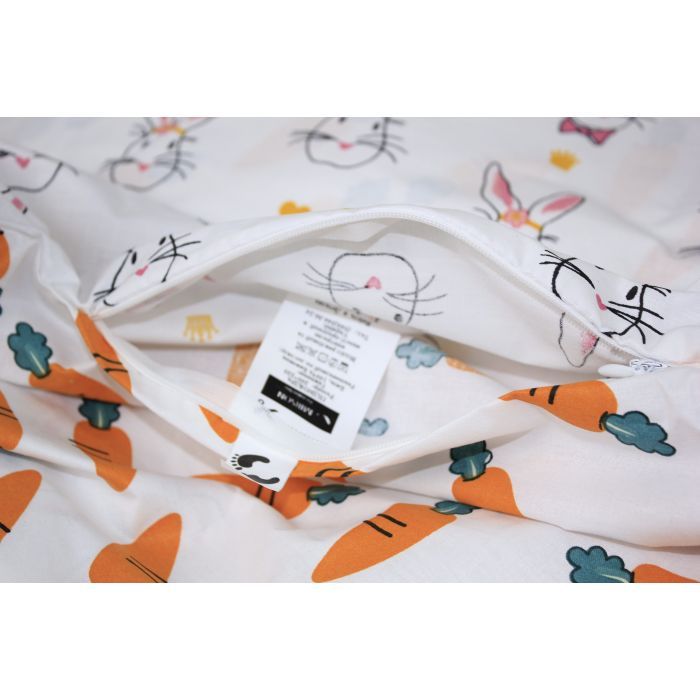 Постільна білизна MirSon Бязь 17-0529 Bunnies white Односпальний (2200003674002) зображення 7