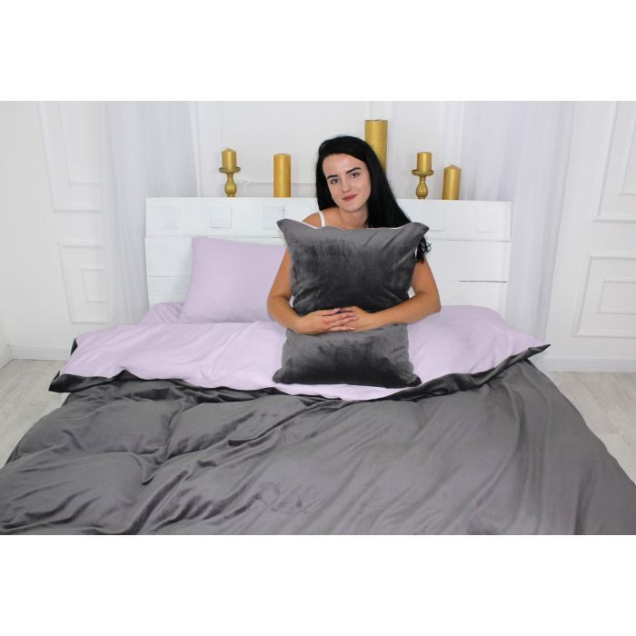 Постельное белье MirSon Велюр Winter Delicate 28-0093 Pensiero 2х160х220 (2200004045658) изображение 2
