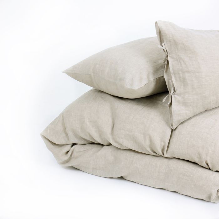 Постельное белье MirSon Лен Grey sky 2х160х220 (2200005371534) изображение 8