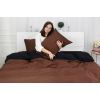 Постельное белье MirSon Сатин Premium Dark Chocolate 0211+0055 143х210 (2200000688392) изображение 4