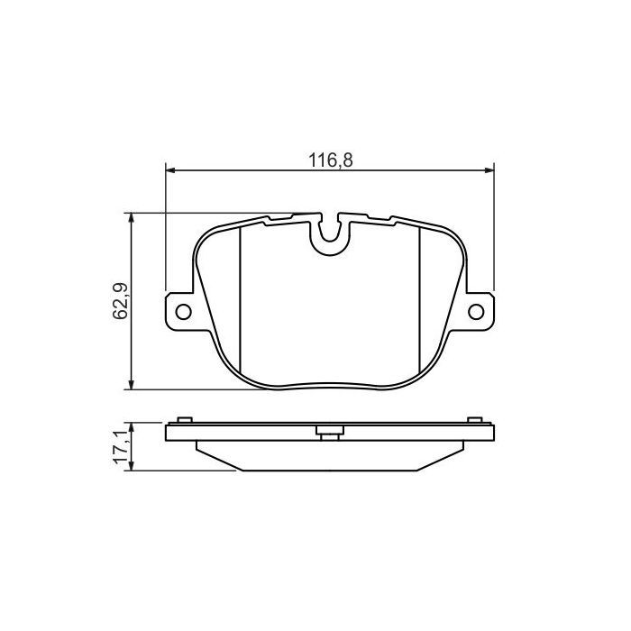 Гальмівні колодки Bosch 0 986 494 409 зображення 5
