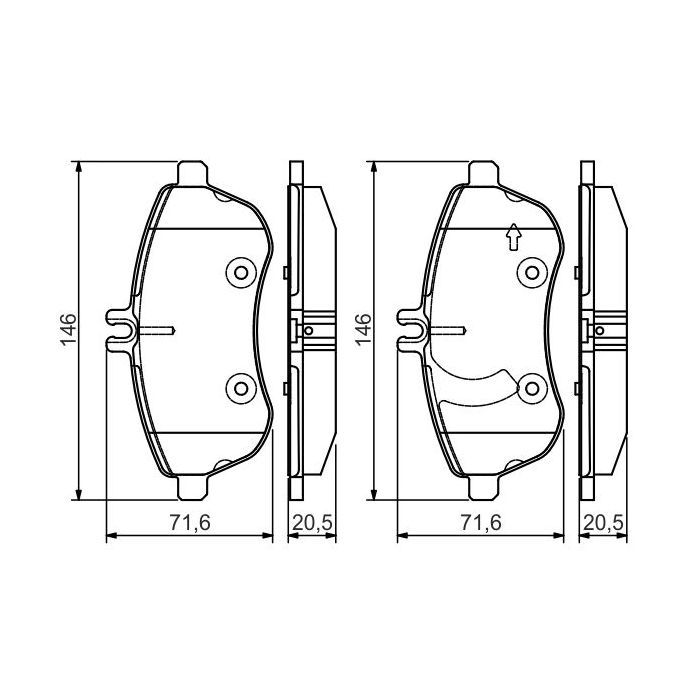 Гальмівні колодки Bosch 0 986 495 104 зображення 6
