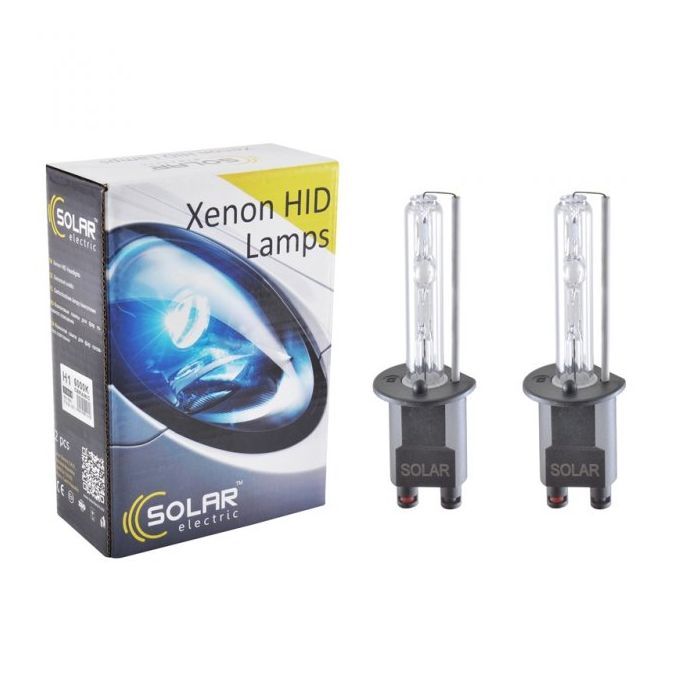 Автолампа SOLAR H1 CERAMIC, 6000K,85V,35W P14.5s (1161) изображение 2