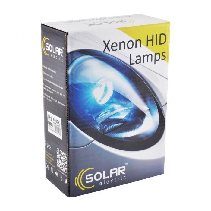 Автолампа SOLAR H1 CERAMIC, 6000K,85V,35W P14.5s (1161) изображение 3