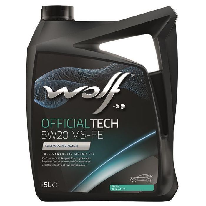 Моторное масло Wolf OFFICIALTECH 5W20 MS-FE 5л (8320385)