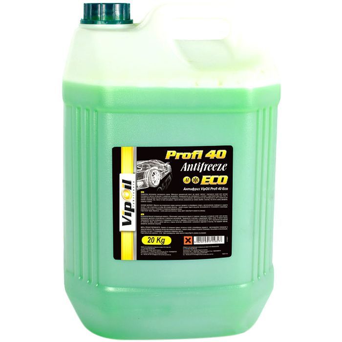 Антифриз VIPOIL ECO Profi 40 green 20кг (701249)