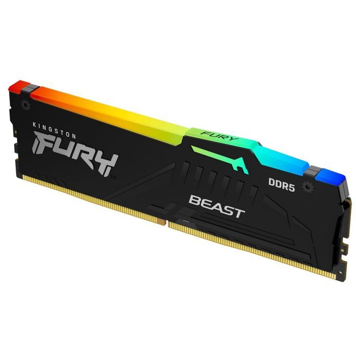 Модуль памяти для компьютера DDR5 16GB 5600 MHz FURY Beast RGB Kingston Fury (ex.HyperX) (KF556C40BBA-16) изображение 2