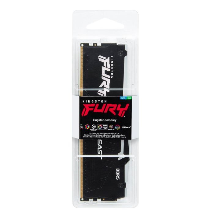 Модуль памяти для компьютера DDR5 16GB 5600 MHz FURY Beast RGB Kingston Fury (ex.HyperX) (KF556C40BBA-16) изображение 3