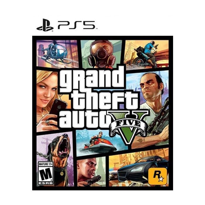 Игра Sony Grand Theft Auto V PS5 [Blu-Ray диск} (5026555431842)