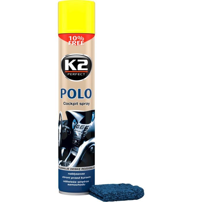 Автополіроль K2 POLO COCKPIT 300ml лимон (K403CY)