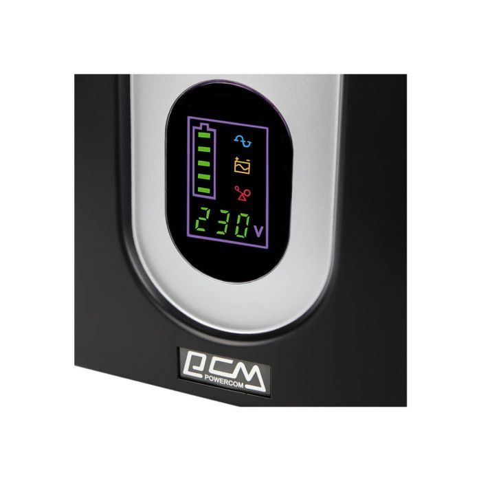 Источник бесперебойного питания Powercom IMD-625AP LCD (IMD-625AP LCD Schuko) изображение 4