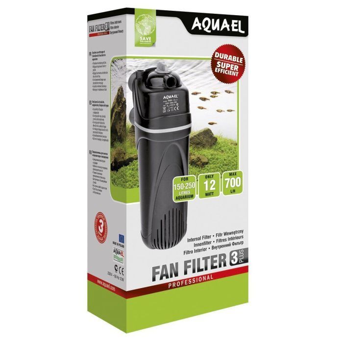 Фильтр для аквариума AquaEl Fan 3 Plus внутренний до 250 л (5905546030717) изображение 2