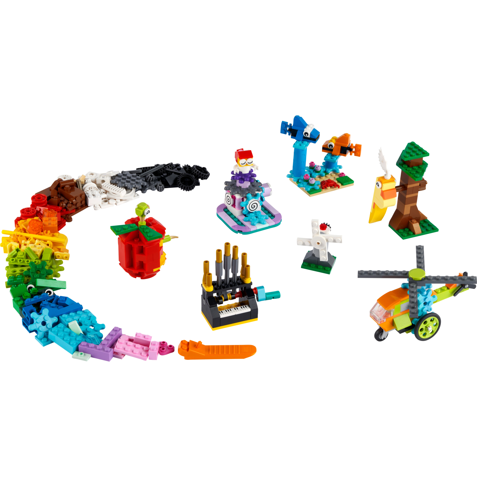 Конструктор LEGO Кубики и функции 500 деталей (11019) изображение 9