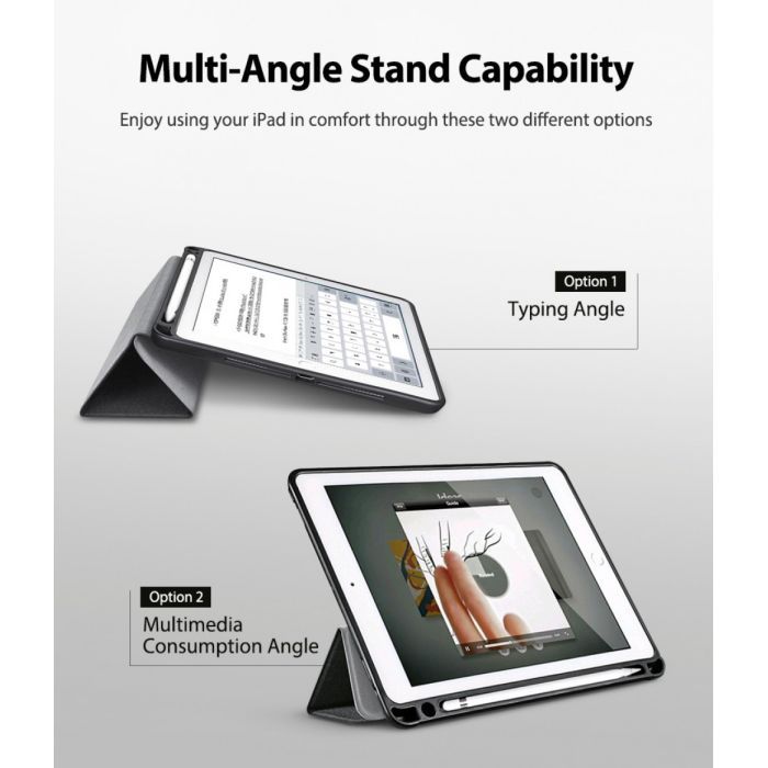 Чехол для планшета Ringke Smart Case для Apple iPad Pro 2020 12.9' BLACK (RCA4794) изображение 3