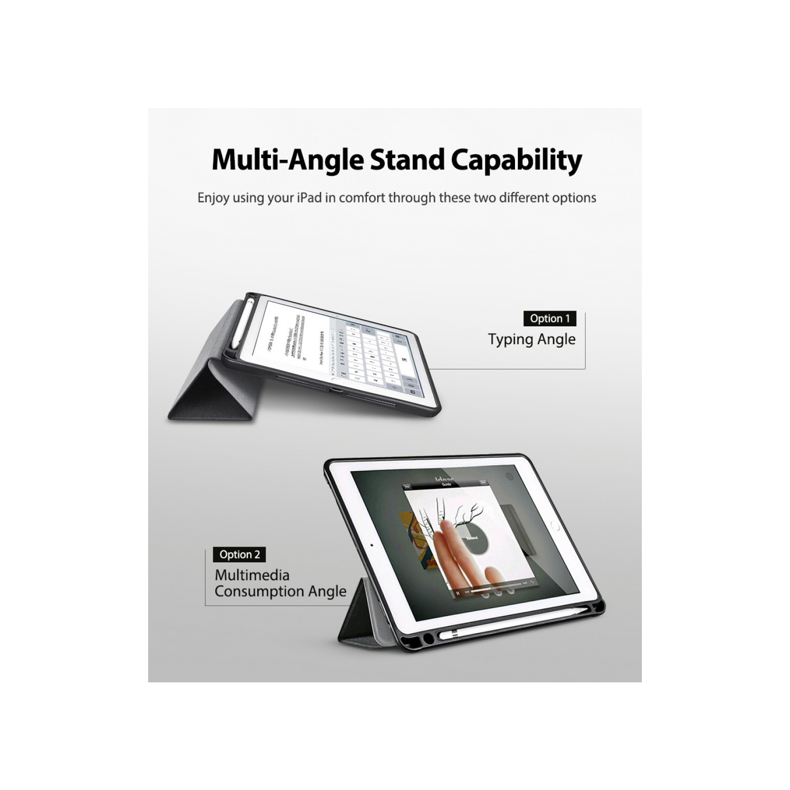 Чехол для планшета Ringke Smart Case для Apple iPad Pro 2020 12.9' BLACK (RCA4794) изображение 3