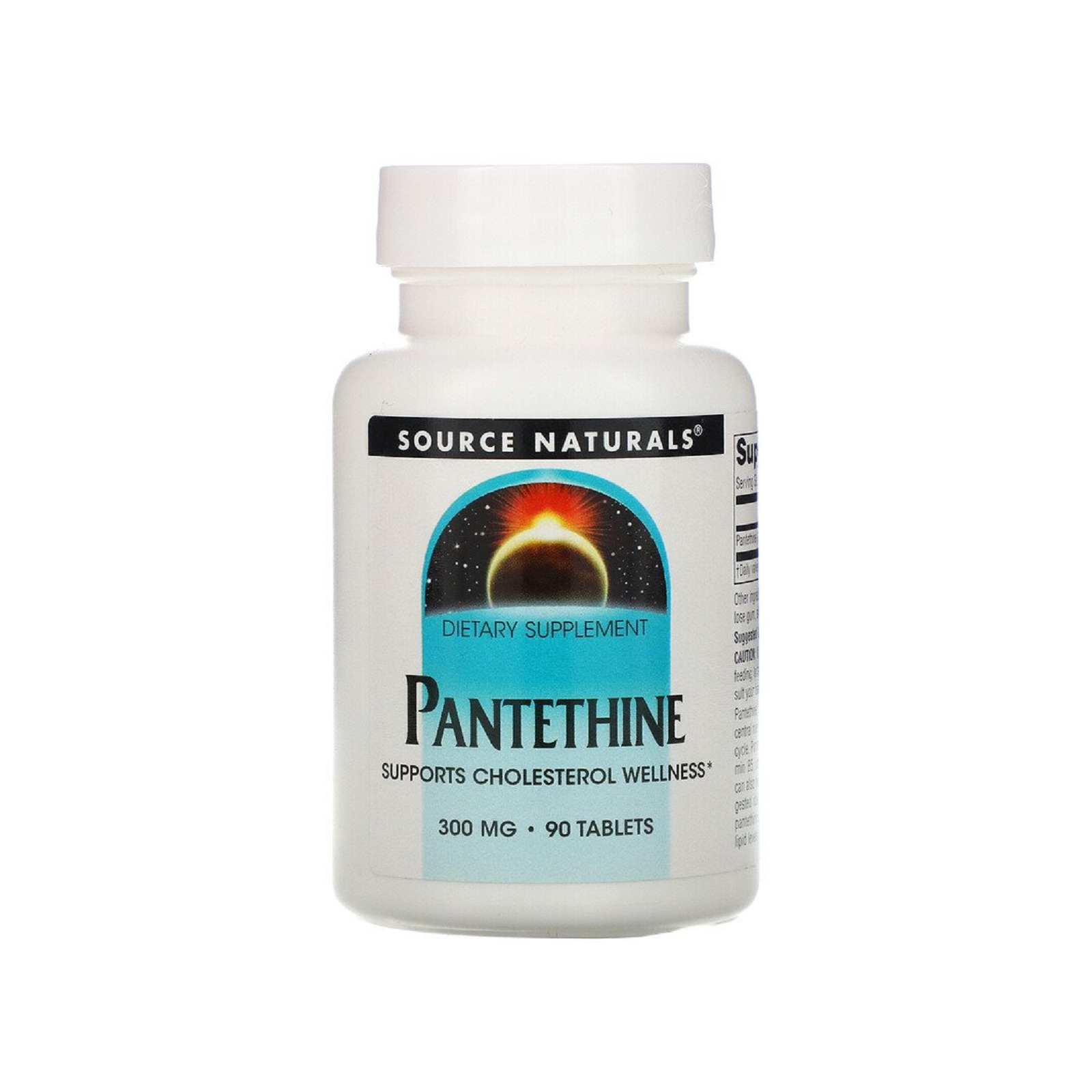 Витамин Source Naturals Пантетин, Pantethine, 300 Мг, 90 таблеток (SNS-02066)