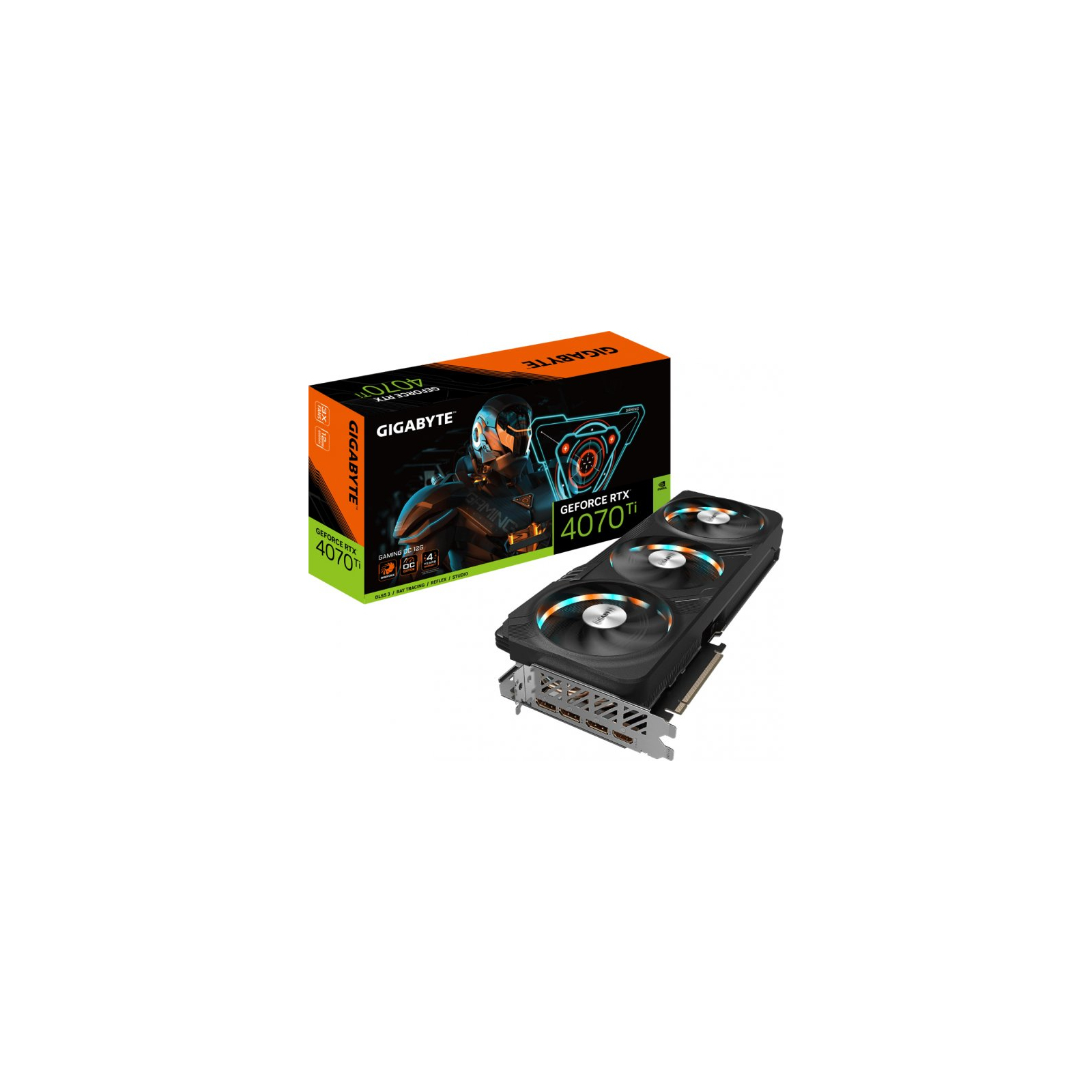 Видеокарта GIGABYTE GeForce RTX4070Ti 12Gb GAMING OC (GV-N407TGAMING OC-12GD) изображение 8