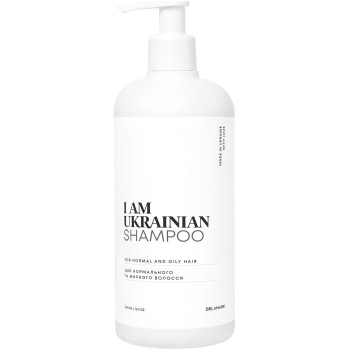 Шампунь DeLaMark I Am Ukrainian для нормальных и жирных волос 500 мл (4820152333155)