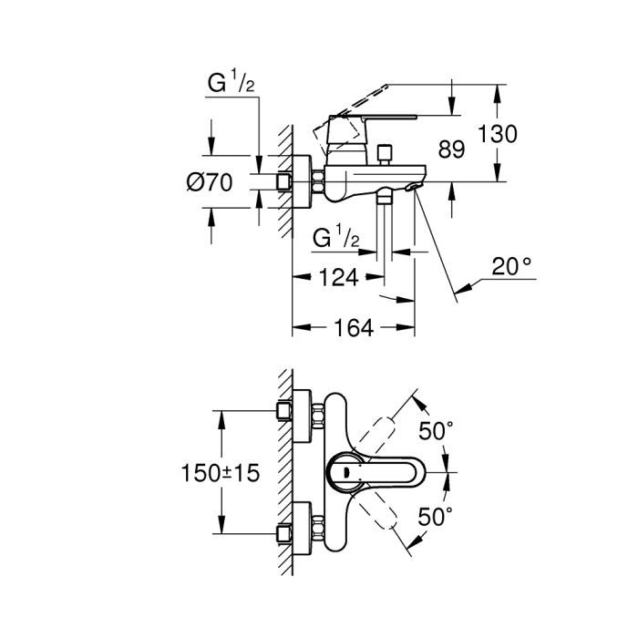 Смеситель Grohe QuickFix 32887000 (CV030574) изображение 2