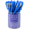 Ручка шариковая Axent Blue floral, синяя (AB1049-36-A) изображение 4
