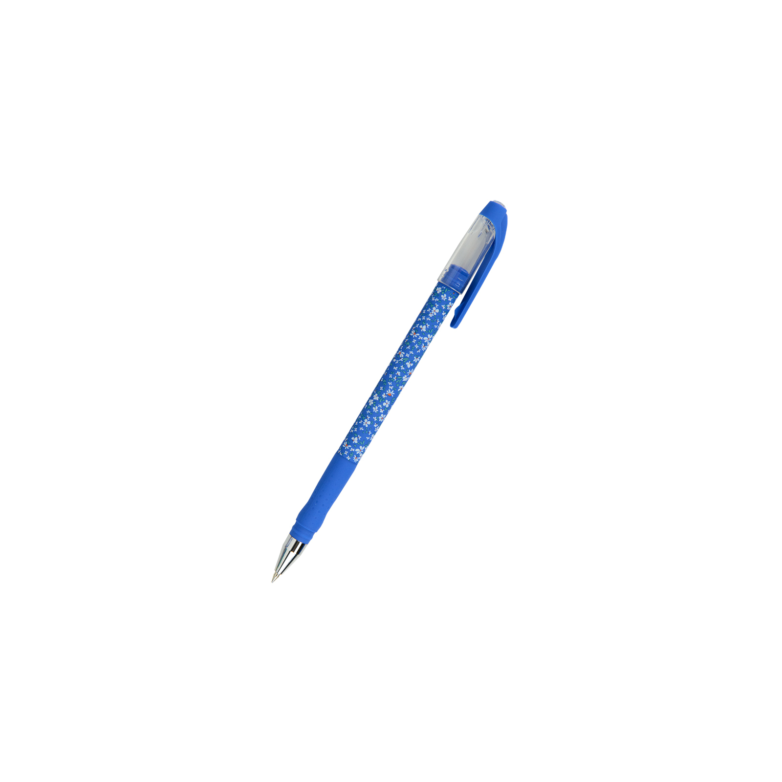 Ручка шариковая Axent Blue floral, синяя (AB1049-36-A)