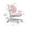 Дитяче крісло Mealux Ortoback Duo Pink (Y-510 KP) зображення 7