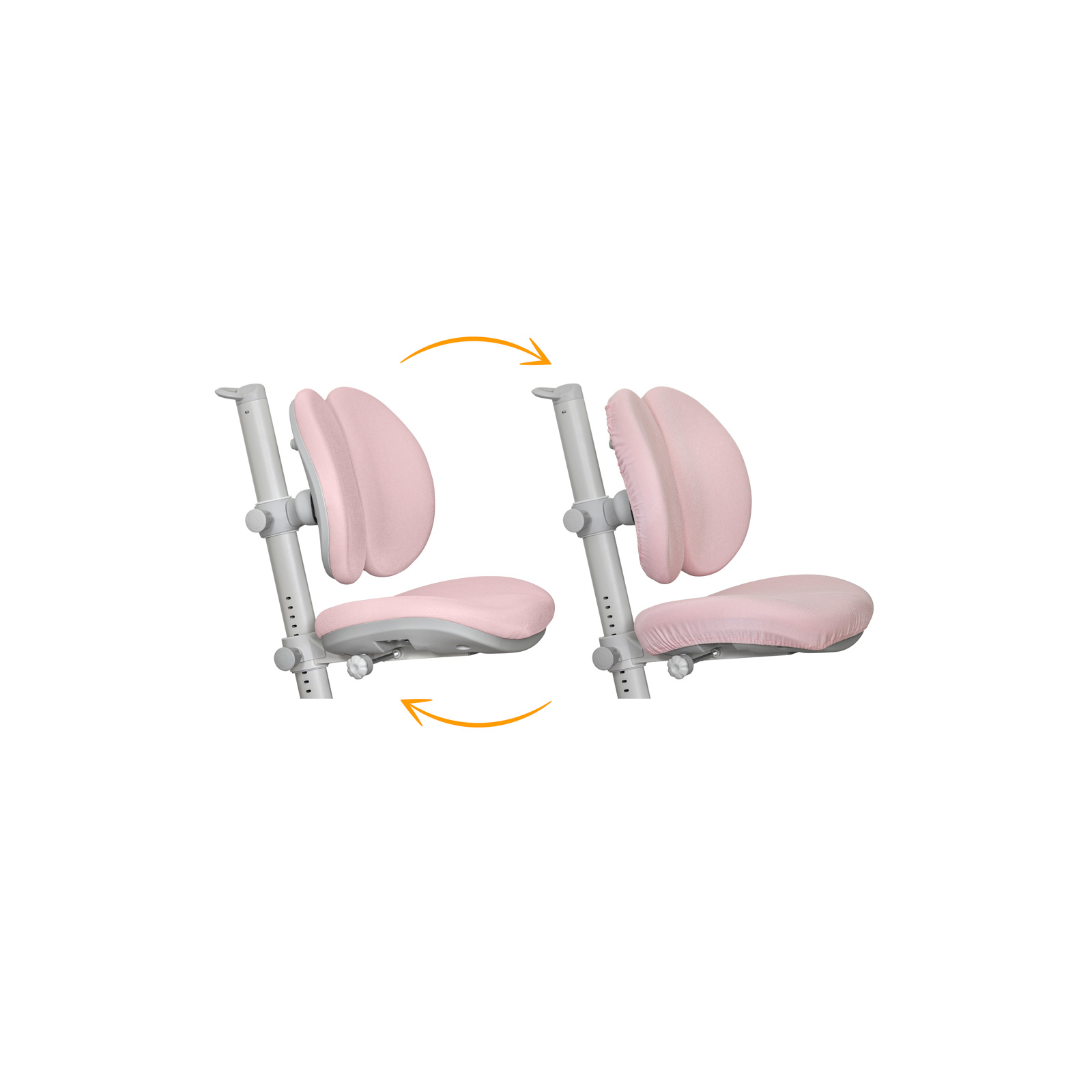 Дитяче крісло Mealux Ortoback Duo Pink (Y-510 KP) зображення 8