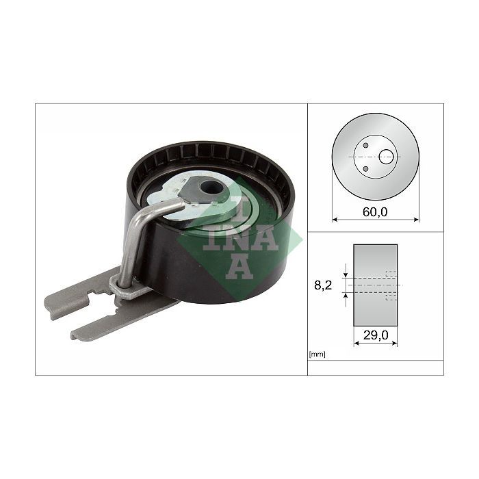 Ролик натягувача ременя INA 531 0555 10
