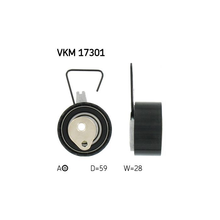 Ролик натяжителя ремня SKF VKM 17301