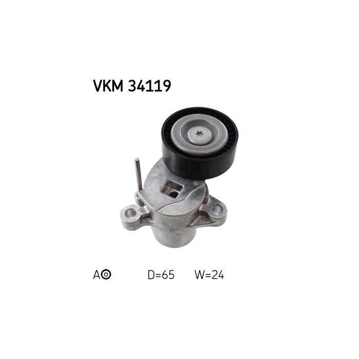 Ролик натягувача ременя SKF VKM 34119
