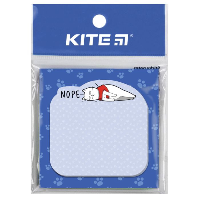 Бумага для заметок Kite с клейким слоем Nope cat 70х70 мм, 50 листов (K22-298-1) изображение 2