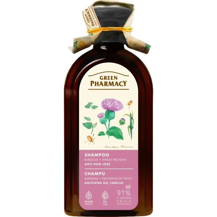 Шампунь Green Pharmacy Лопух великий та протеїни пшениці 350 мл (4823015904950) зображення 2