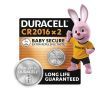Батарейка CR 2016 специальная литиевая типа таблетка 2016 3V, 2 шт. Duracell (5007667/5010969/5014810)