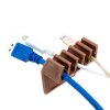 Держатель для кабеля Extradigital CC-902 Cable Clips, Brown (KBC1707) изображение 5