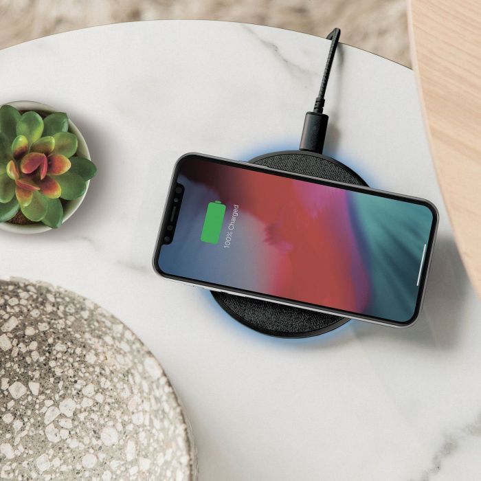 Зарядное устройство MAKE wireless 15W Black (MQI-P102BK) изображение 3