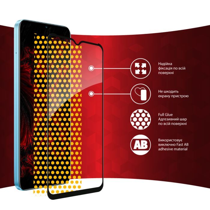 Скло захисне Intaleo Full Glue Realme C30S (1283126551918) зображення 6