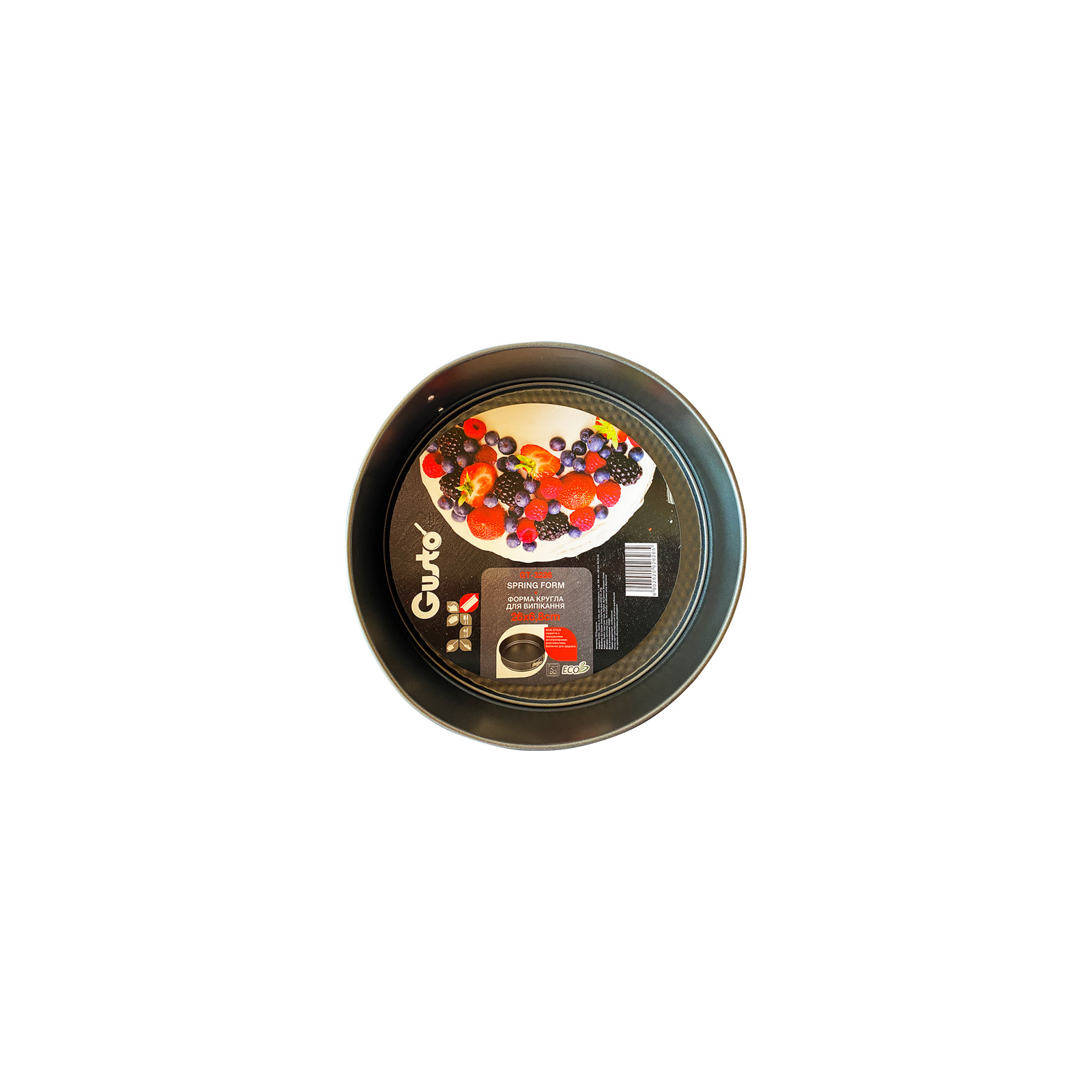 Форма для выпечки Gusto Round Detachable 24 x 6,8 см (GT-3224) изображение 2