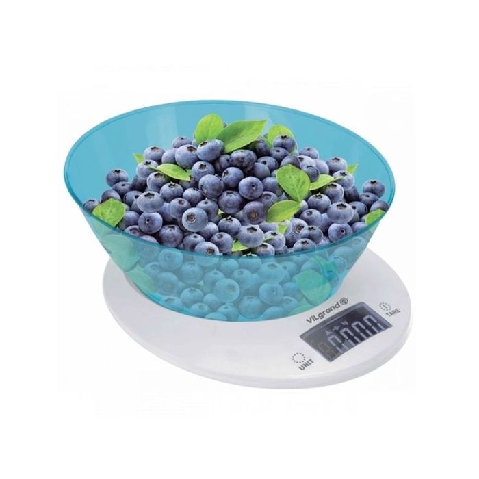 Весы кухонные Vilgrand VKS-533C blue