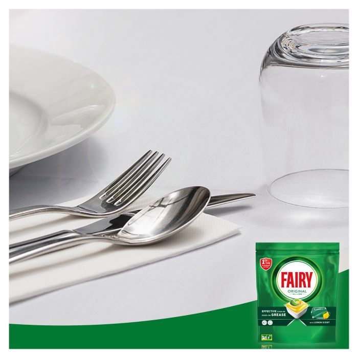 Таблетки для посудомоечных машин Fairy Original All in One Lemon 29 шт. (8006540726891/8700216237314) изображение 2