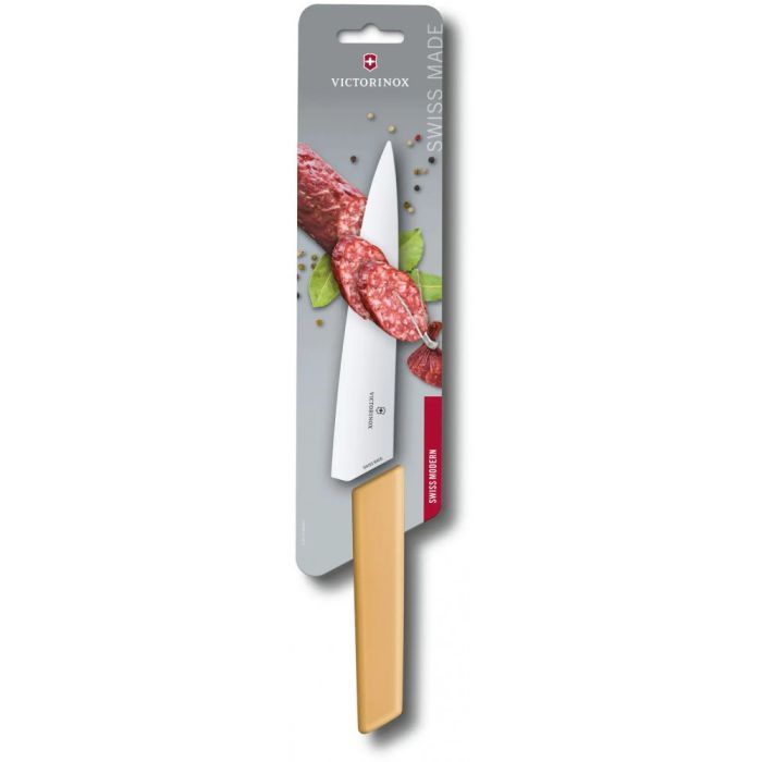 Кухонний ніж Victorinox Swiss Modern Carving 19см Yellow (6.9016.198B)