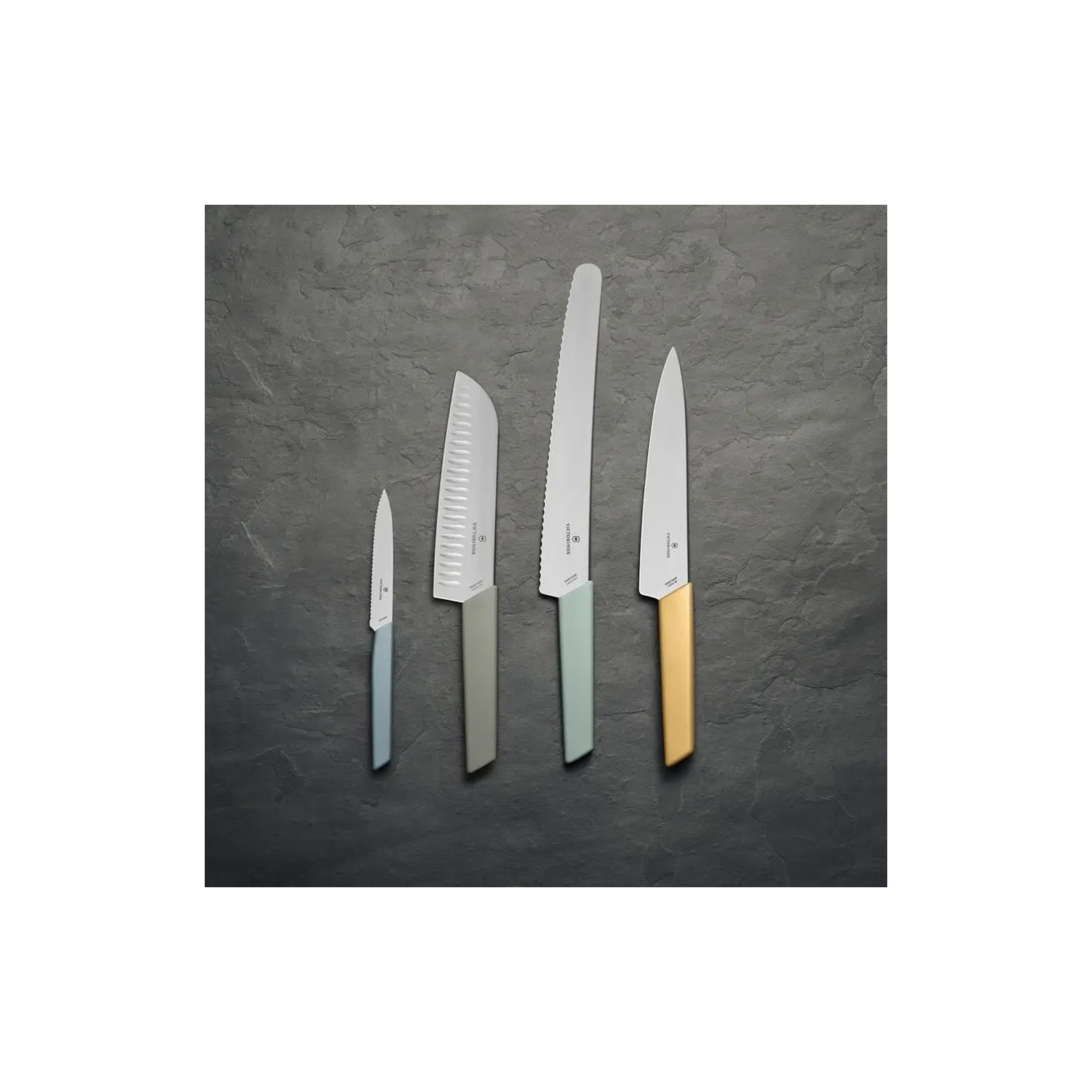 Кухонный нож Victorinox Swiss Modern Carving 19см Yellow (6.9016.198B) изображение 2