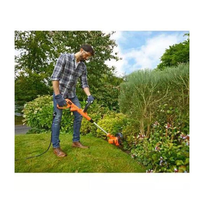 Триммер садовый Black&Decker 0.45 кВт, ширина кошения 25 см, 7300 об/мин, вес 2.4 кг (BESTA525) изображение 4