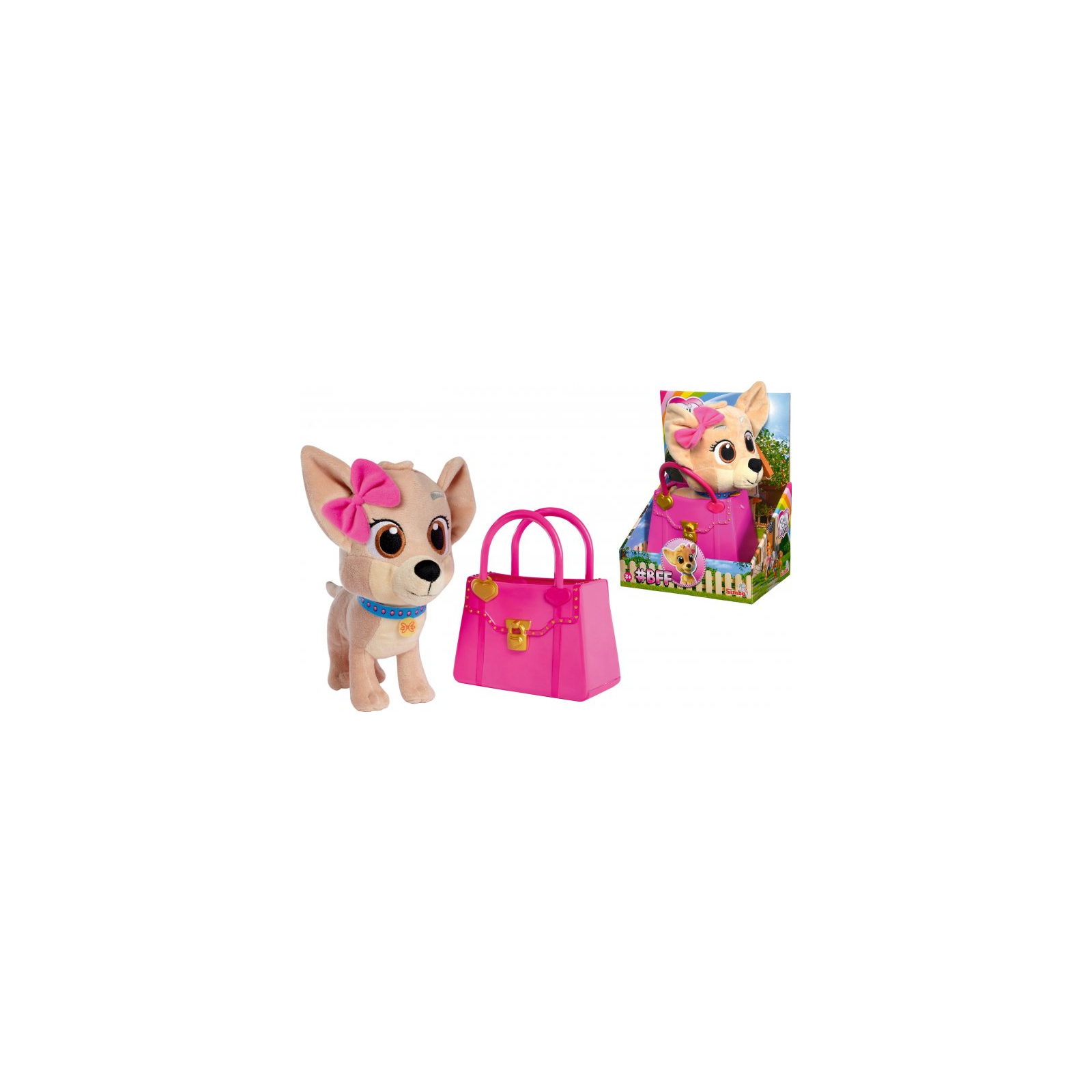 М'яка іграшка Chi Chi Love Собачка Чихуахуа Зірка мультфільму з сумочкою 20 см (5890020) зображення 5