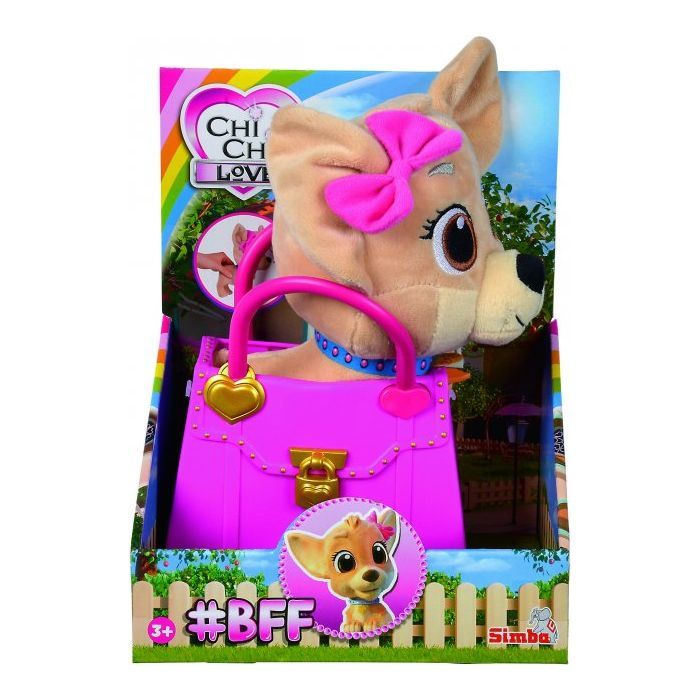 Мягкая игрушка Chi Chi Love Собачка Чихуахуа Звезда мультфильма с сумочкой 20 см (5890020) изображение 7